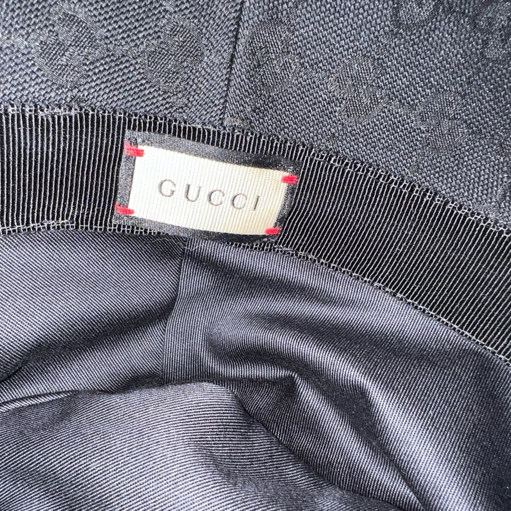 Gg Canvas Bucket Hat With Double G - image 6